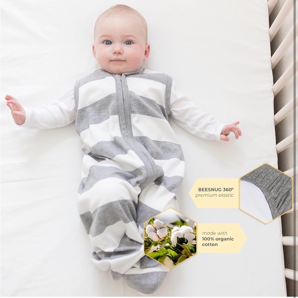Burt's Bees Baby Essential Organic Cotton Fitted Crib Sheet